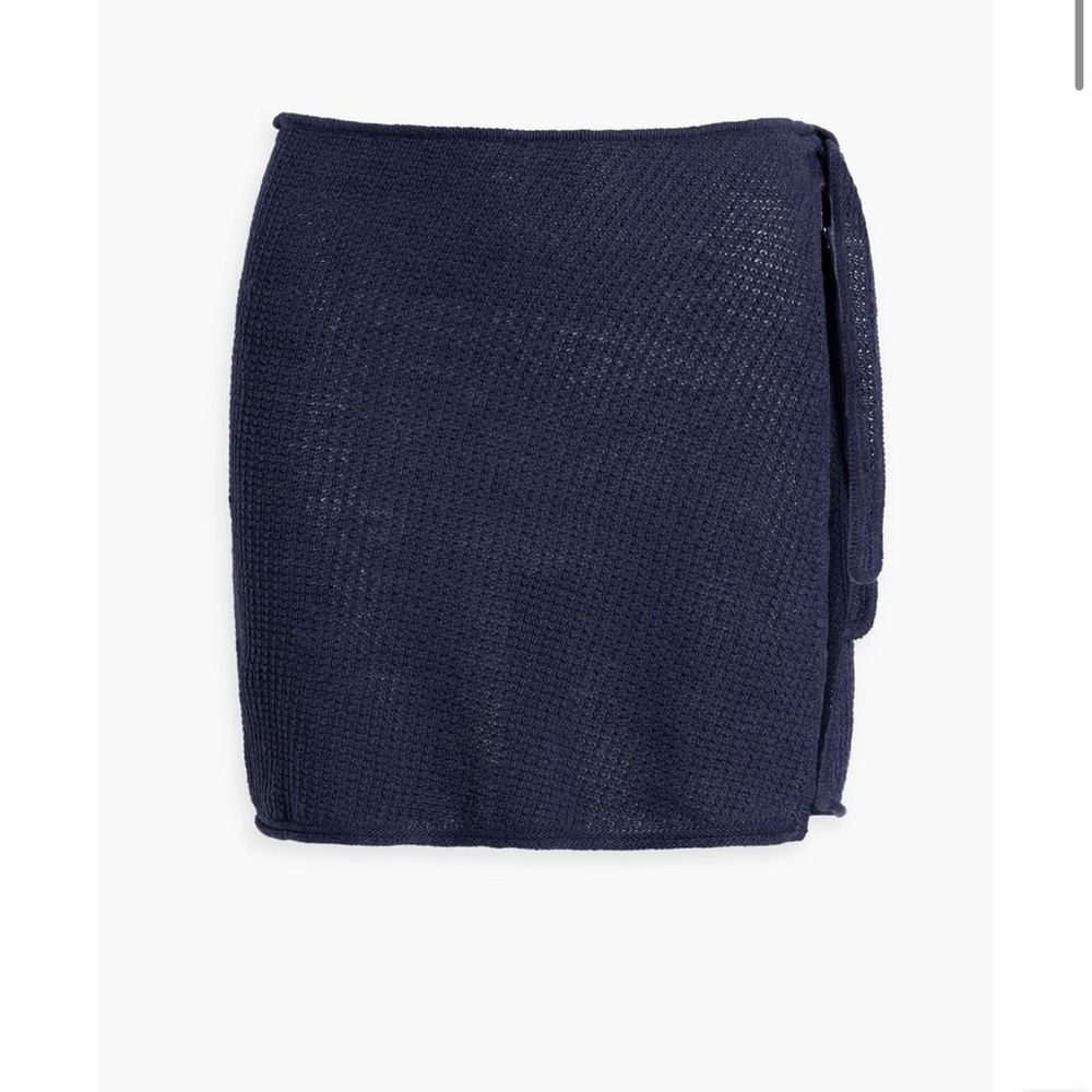 NWT Linen Knit Mini Sarong | Deep Navy - Deep Navy